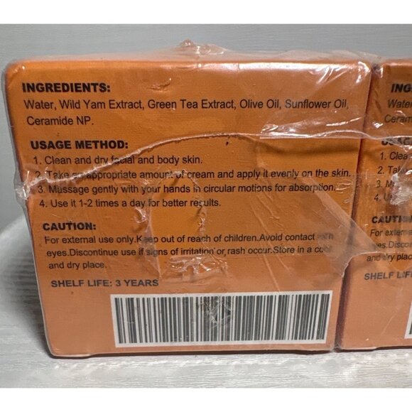 Jaysuing Wild Yam Cream 70g 2-Pack For Skin Tone & Texture Improvement - Picture 3 of 6